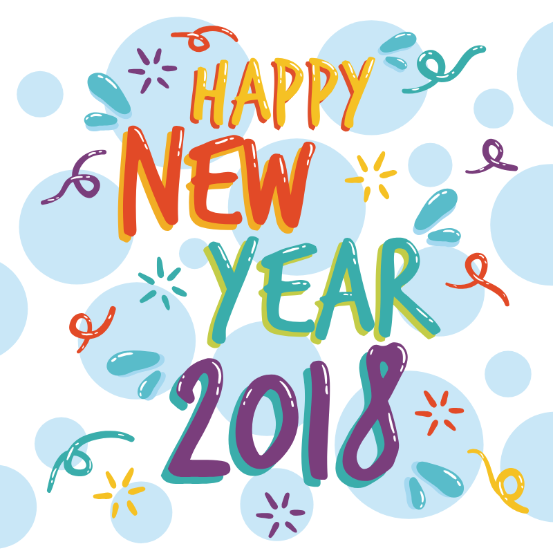happy new year 2018微信公众号封面小图