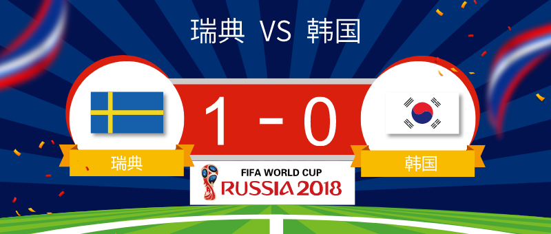 瑞典1-0点杀韩国 世界杯微信公众号文章图片素材