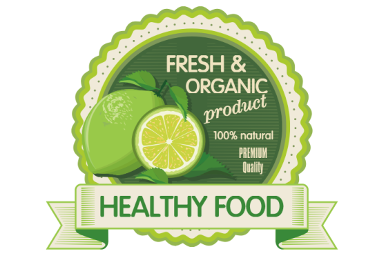 清新水果不干胶设计模板